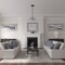 Ekena Millwork Jefferson Ceiling Medallion (Fits Canopies up to 2 7/8"), 11 3/4"OD x 3/8"P, Painted Turtle Crackle CM12JEPTC - alternate 3